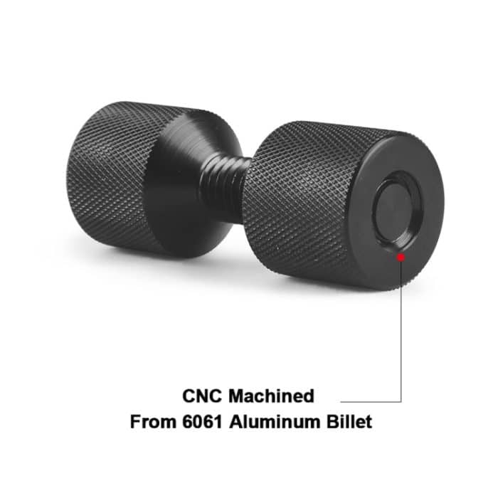 1-1/8 Zoll Zwei-Loch-Stift-Set Handliche 6061-Aluminiumkonstruktion 2-Loch-Flansch-Ausrichtstift – Bild 4