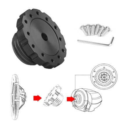 Für Thrustmaster TXT300 T500TS Gaming-Lenkrad-Verbindungsadapter, For Thrustmaster TXT300 (Black), For Thrustmaster TXT300 (Red)