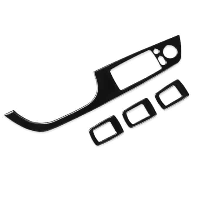 Für BMW 3er E90/320i/325i 2005-2012 Auto Linkslenker Fensterhebeplatte mit Klappschlüssel Dekorativer Aufkleber, Durchmesser: 35,8 cm – Bild 1