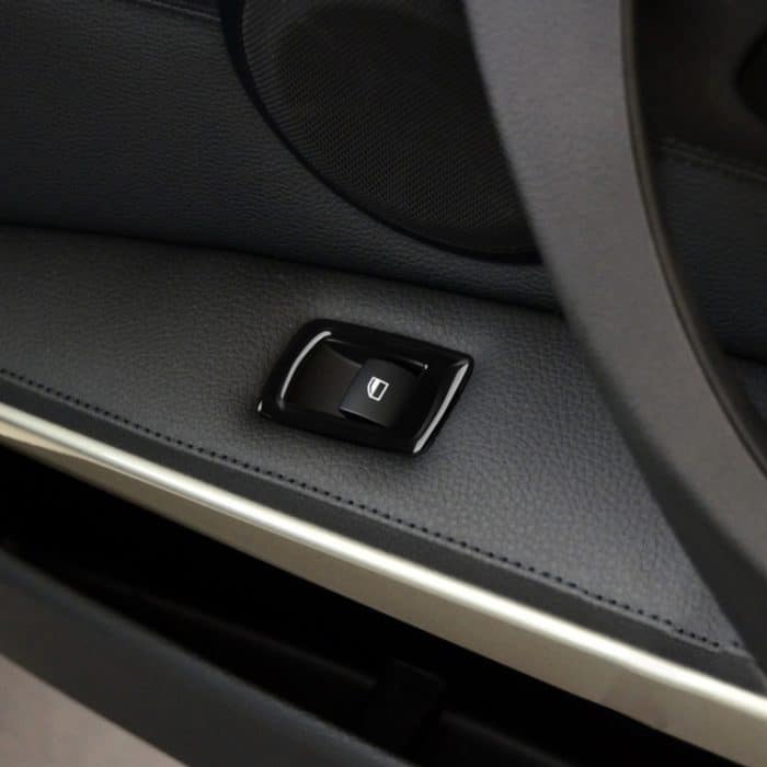 Für BMW 3er E90/320i/325i 2005-2012 Auto Linkslenker Fensterhebeplatte mit Klappschlüssel Dekorativer Aufkleber, Durchmesser: 35,8 cm – Bild 4