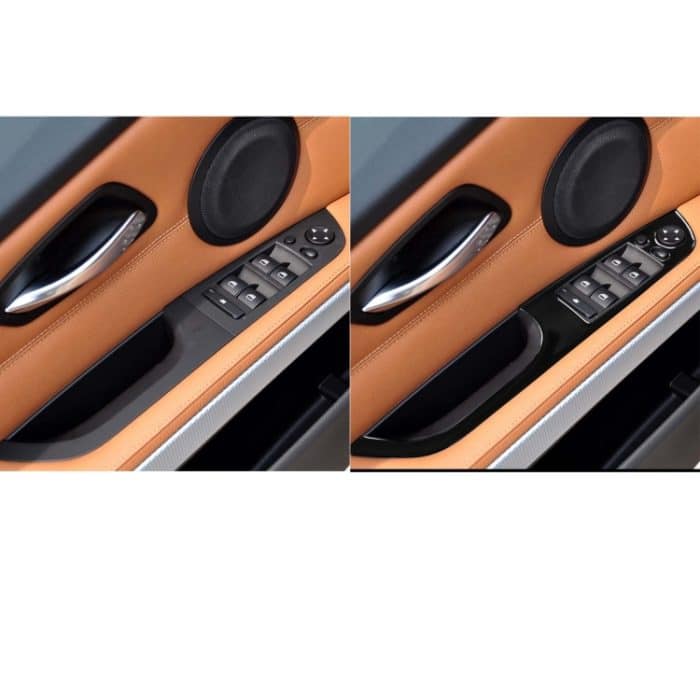 Für BMW 3er E90/320i/325i 2005-2012 Auto Linkslenker Fensterhebeplatte mit Klappschlüssel Dekorativer Aufkleber, Durchmesser: 35,8 cm – Bild 7