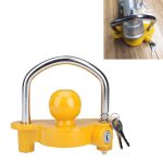 Universal Trailer Ball Hitch Kupplungsschloss Verstellbarer Anhänger U-Form Kupplungsschloss, zufällige Farbabgabe