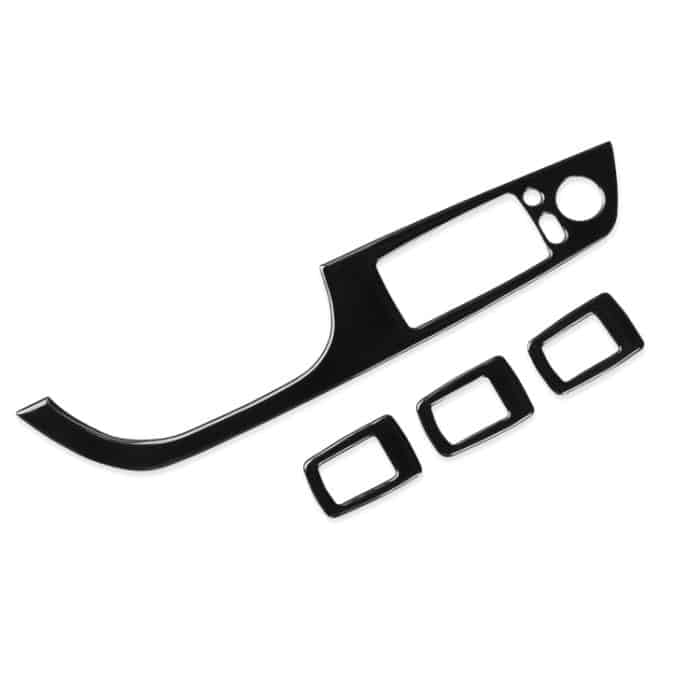 Für BMW 3er E90/320i/325i 2005-2012 Auto Linkslenker Fensterhebeplatte mit Klappschlüssel Dekorativer Aufkleber, Durchmesser: 37,8 cm – Bild 1