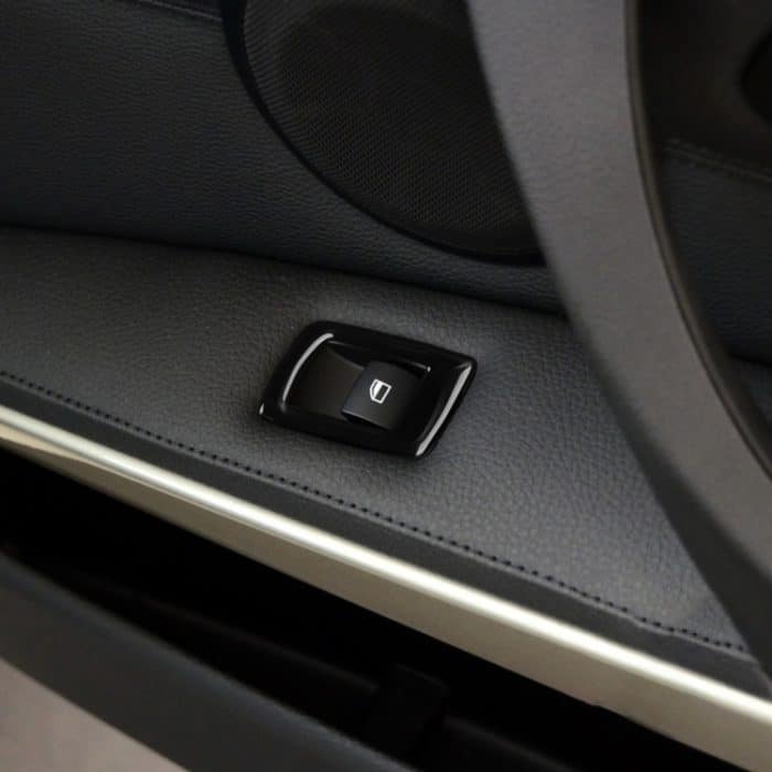 Für BMW 3er E90/320i/325i 2005-2012 Auto Linkslenker Fensterhebeplatte mit Klappschlüssel Dekorativer Aufkleber, Durchmesser: 37,8 cm – Bild 4