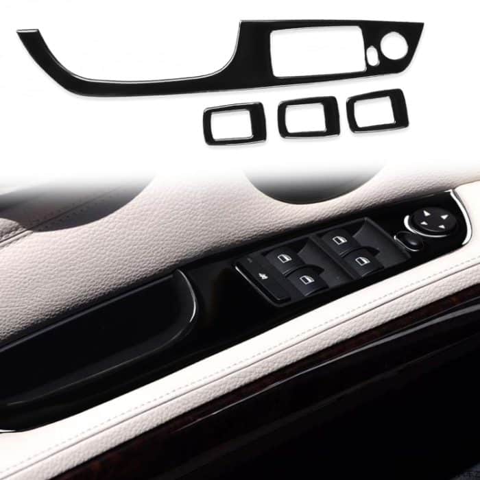 Für BMW 3er E90/320i/325i 2005-2012 Auto Linkslenker Fensterhebeplatte ohne Klappschlüssel Dekorativer Aufkleber, Durchmesser: 37,8 cm – Bild 5