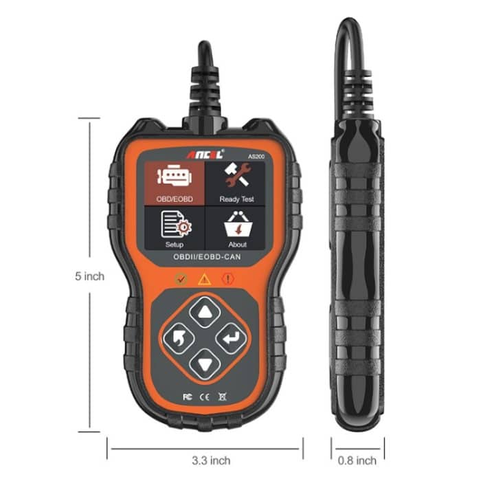 Ancel AS200 Auto-Motortester OBDII-Code-Lesekarte – Bild 2