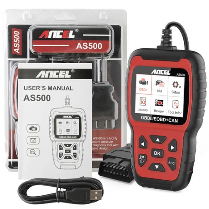 Ancel AS500 OBDII Scanner Engine Reader Autodiagnosetool – Bild 3