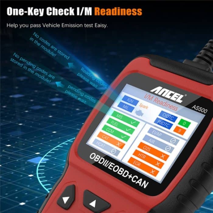 Ancel AS500 OBDII Scanner Engine Reader Autodiagnosetool – Bild 7