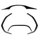 Für Chevrolet Corvette C7 2014-2019 4-in-1-Auto-Armaturenbrettrahmen-dekorativer Aufkleber, linker Antrieb