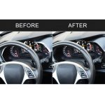 Für Chevrolet Corvette C7 2014-2019 4-in-1-Auto-Armaturenbrettrahmen-dekorativer Aufkleber, linker Antrieb – Bild 6