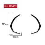 Für Chevrolet Corvette C7 2014–2019 2-in-1-Auto-Armaturenbrettrahmen, dekorativer Aufkleber, linker Antrieb – Bild 2