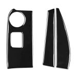 Für Chevrolet Corvette C7 2014–2019 3-in-1-Auto-Navigationsseite, dekorativer Aufkleber, linker Antrieb