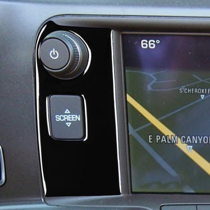 Für Chevrolet Corvette C7 2014–2019 3-in-1-Auto-Navigationsseite, dekorativer Aufkleber, linker Antrieb – Bild 5