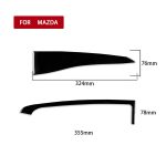 Für Mazda 3 Axela 2010–2013 Auto-Zentraldisplay, dekorativer Aufkleber, rechter Antrieb – Bild 2