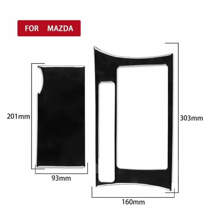 Für Mazda 3 Axela 2010–2013 Auto-Wasserbecherhalter, dekorativer Aufkleber, rechter Antrieb – Bild 2