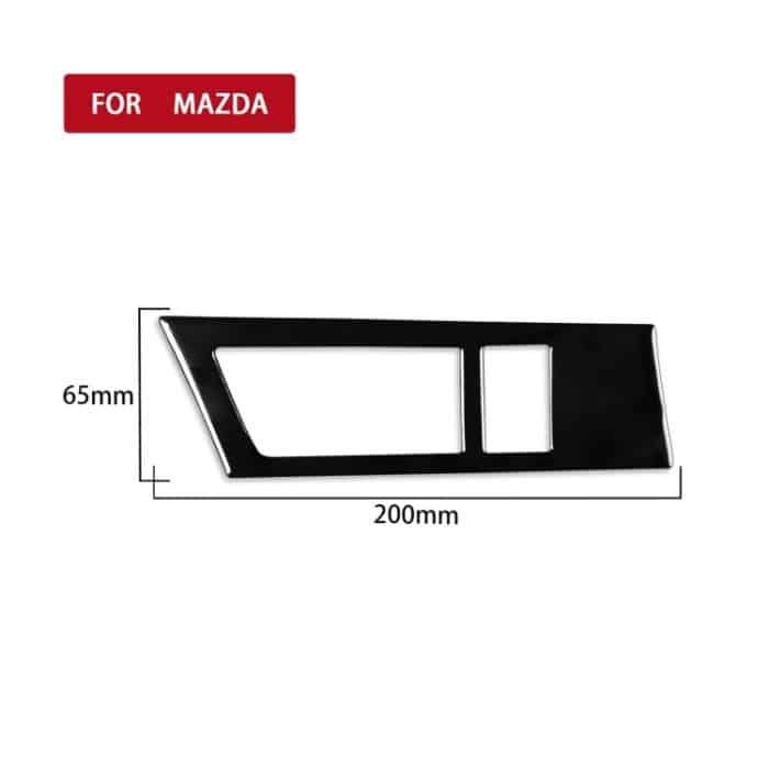 Für Mazda 3 Axela 2010-2013 Auto-Scheinwerfer-Schalttafel, dekorativer Aufkleber, linker Antrieb – Bild 2
