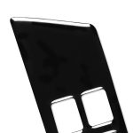 Für Mazda 3 Axela 2010–2013 Auto-Scheinwerferschalter-Panel-Set, dekorativer Aufkleber, Rechtsantrieb – Bild 3