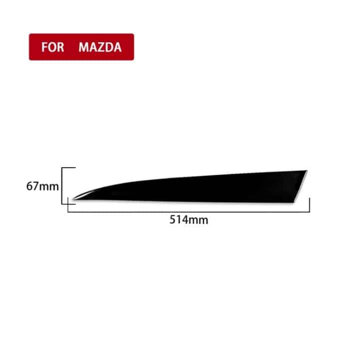 Für Mazda 3 Axela 2010-2013 Auto-Handschuhfach-dekorativer Aufkleber, linker Antrieb – Bild 2