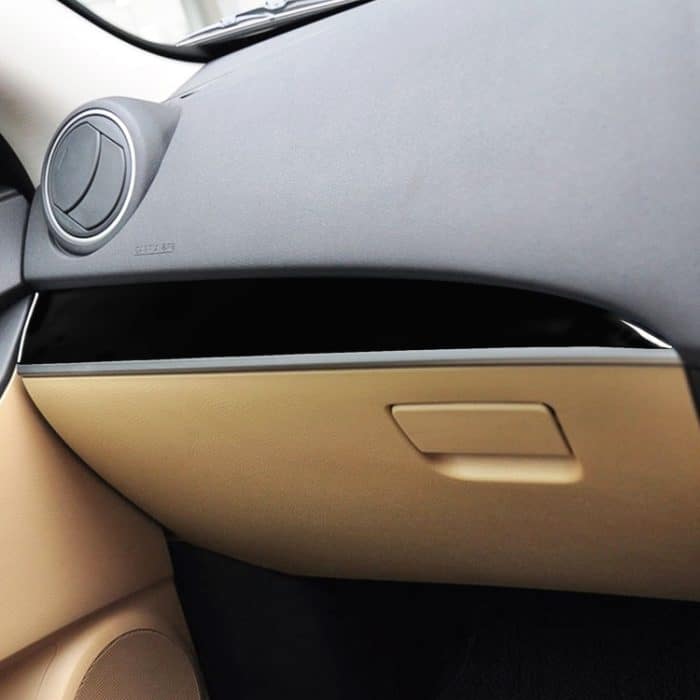 Für Mazda 3 Axela 2010–2013 3-in-1-Auto, beide Seiten des Instrumentensatzes, dekorativer Aufkleber, Rechtsantrieb – Bild 5