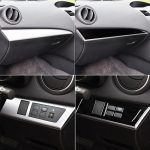 Für Mazda 3 Axela 2010–2013 3-in-1-Auto, beide Seiten des Instrumentensatzes, dekorativer Aufkleber, Rechtsantrieb – Bild 6