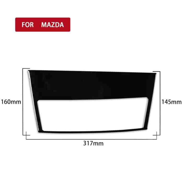 Für Mazda 3 Axela 2010–2013 Auto-Zentralentlüftungs-dekorativer Aufkleber, linker Antrieb – Bild 2