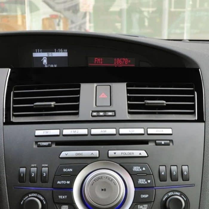 Für Mazda 3 Axela 2010–2013 Auto-Zentralentlüftungs-dekorativer Aufkleber, linker Antrieb – Bild 5