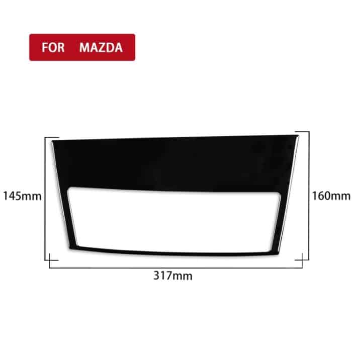 Für Mazda 3 Axela 2010–2013 Auto-Zentralentlüftungs-dekorativer Aufkleber, rechter Antrieb – Bild 2