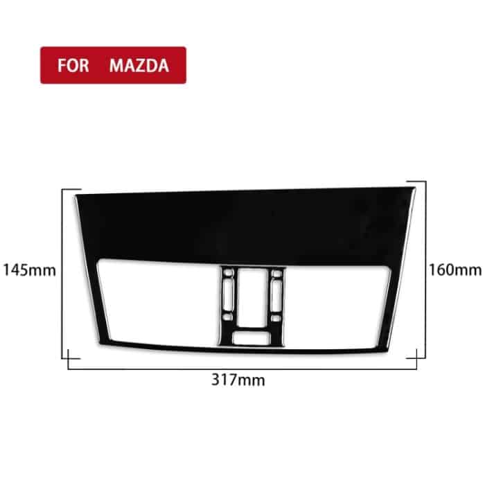 Für Mazda 3 Axela 2010–2013 2-in-1-Auto-Zentralentlüftungsset, ein dekorativer Aufkleber, Rechtsantrieb – Bild 2