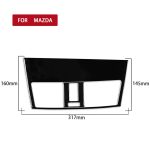 Für Mazda 3 Axela 2010-2013 2-in-1-Auto-Zentralentlüftungsset B Dekorativer Aufkleber, Linksantrieb – Bild 2