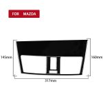 Für Mazda 3 Axela 2010–2013 2-in-1-Auto-Zentralentlüftungsset B, dekorativer Aufkleber, Rechtsantrieb – Bild 2