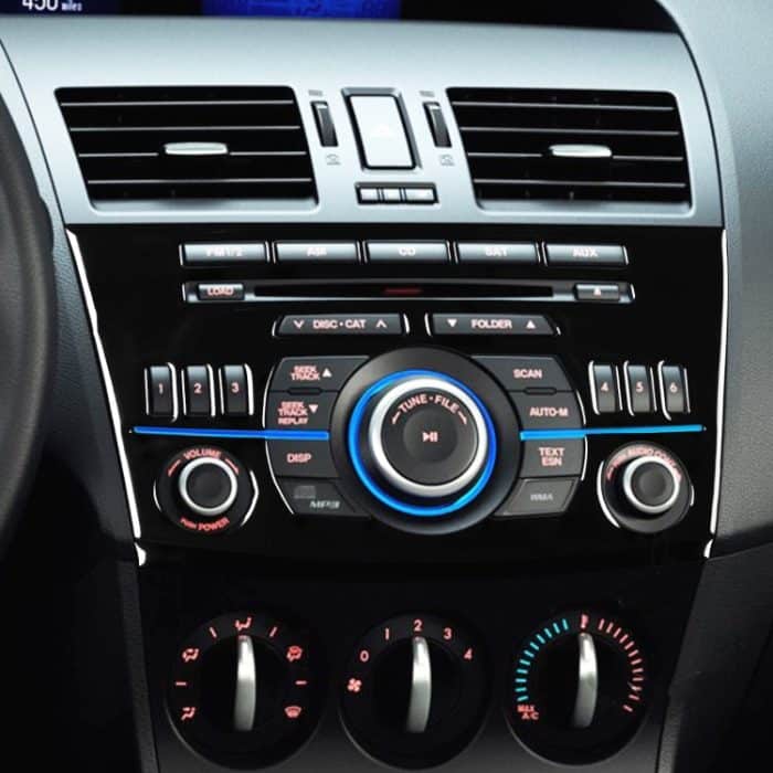 Für Mazda 3 Axela 2010-2013 Autoradio Panel Dekorativer Aufkleber, Links- und Rechtsantrieb Universal – Bild 5