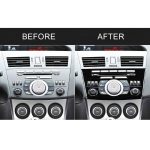 Für Mazda 3 Axela 2010-2013 Autoradio Panel Dekorativer Aufkleber, Links- und Rechtsantrieb Universal – Bild 6