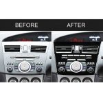 Für Mazda 3 Axela 2010–2013 4-in-1-Auto-Zentralsteuerungs-Radio-Set, ein dekorativer Aufkleber, Rechtsantrieb – Bild 6