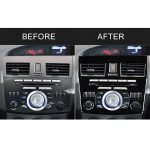 Für Mazda 3 Axela 2010-2013 4-in-1-Auto-Zentralsteuerungsradio-Set B Dekorativer Aufkleber, Rechtsantrieb – Bild 6