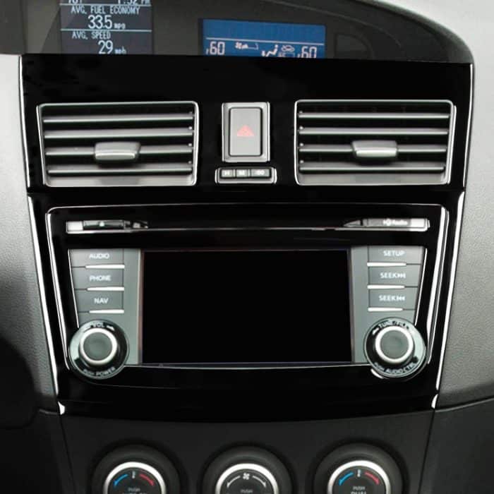 Für Mazda 3 Axela 2010-2013 5 in 1 Auto Zentralsteuerung Navigationsset B Dekorativer Aufkleber, Linksantrieb – Bild 5