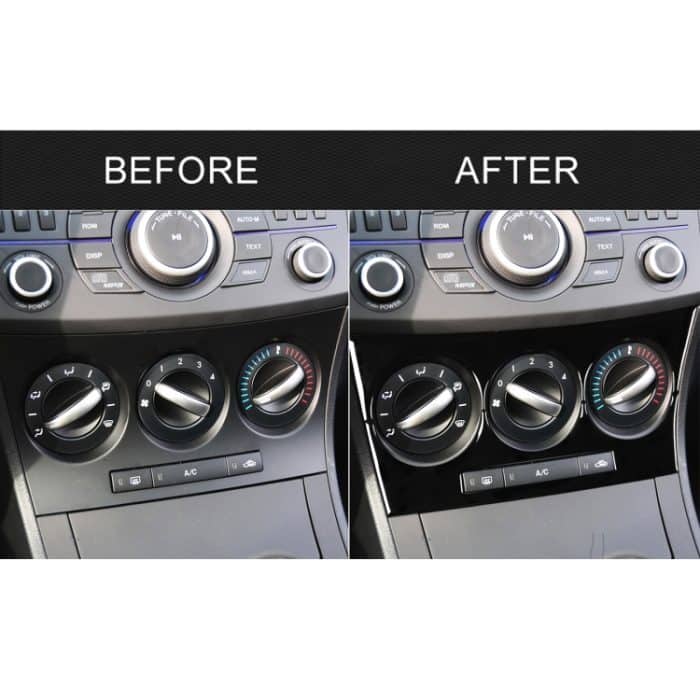 Für Mazda 3 Axela 2010-2013 Auto AC Taste B Dekorativer Aufkleber, Links- und Rechtsantrieb Universal – Bild 6