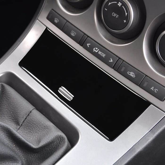 Für Mazda 3 Axela 2010–2013 Zigarettenanzünder-Abdeckung, dekorativer Aufkleber, Links- und Rechtsantrieb, universell – Bild 5