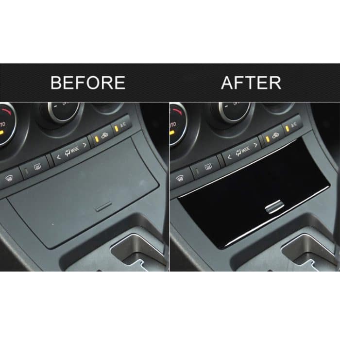 Für Mazda 3 Axela 2010–2013 Zigarettenanzünder-Abdeckung, dekorativer Aufkleber, Links- und Rechtsantrieb, universell – Bild 6