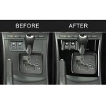 Für Mazda 3 Axela 2010–2013 5-in-1-Auto-Getrieberahmen-Set B, dekorativer Aufkleber, Rechtsantrieb – Bild 6