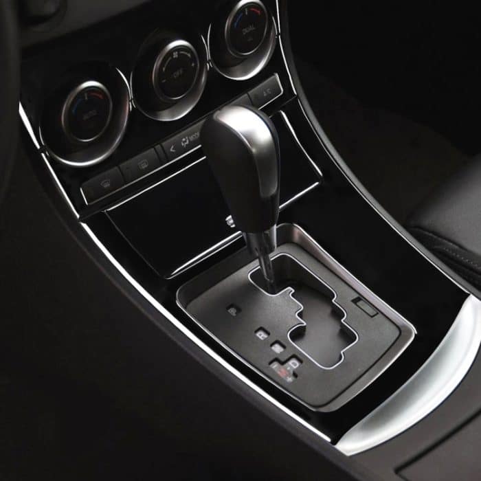 Für Mazda 3 Axela 2010-2013 4-in-1-Auto-AC-Getrieberahmen-Set Ein dekorativer Aufkleber, Linksantrieb – Bild 5