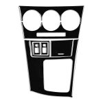 Für Mazda 3 Axela 2010-2013 7 in 1 Auto AC Gear Frame Set D Dekorativer Aufkleber, Rechtsantrieb