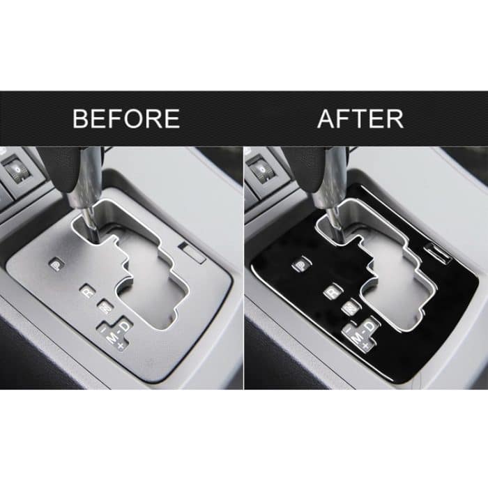 Für Mazda 3 Axela 2010–2013 2-in-1-Auto-Getriebeverkleidung, dekorativer Aufkleber, linker Antrieb – Bild 6