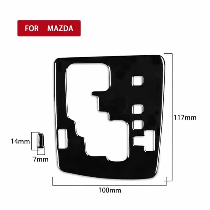 Für Mazda 3 Axela 2010–2013 2-in-1-Auto-Getriebeverkleidung, dekorativer Aufkleber, rechter Antrieb – Bild 2