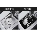 Für Mazda 3 Axela 2010–2013 2-in-1-Auto-Getriebeverkleidung, dekorativer Aufkleber, rechter Antrieb – Bild 6
