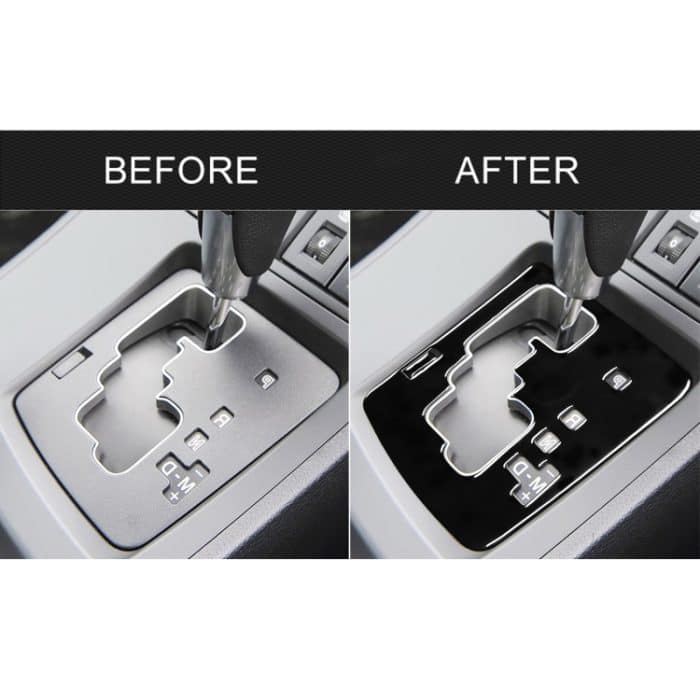 Für Mazda 3 Axela 2010–2013 2-in-1-Auto-Getriebeverkleidung, dekorativer Aufkleber, rechter Antrieb – Bild 6