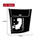 Für Mazda 3 Axela 2010–2013 4-in-1-Auto-Schalttafel-Set, ein dekorativer Aufkleber, Linksantrieb – Bild 2