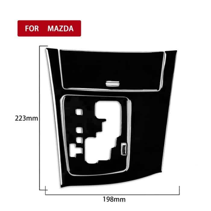 Für Mazda 3 Axela 2010–2013 4-in-1-Auto-Schalttafel-Set, ein dekorativer Aufkleber, Linksantrieb – Bild 2