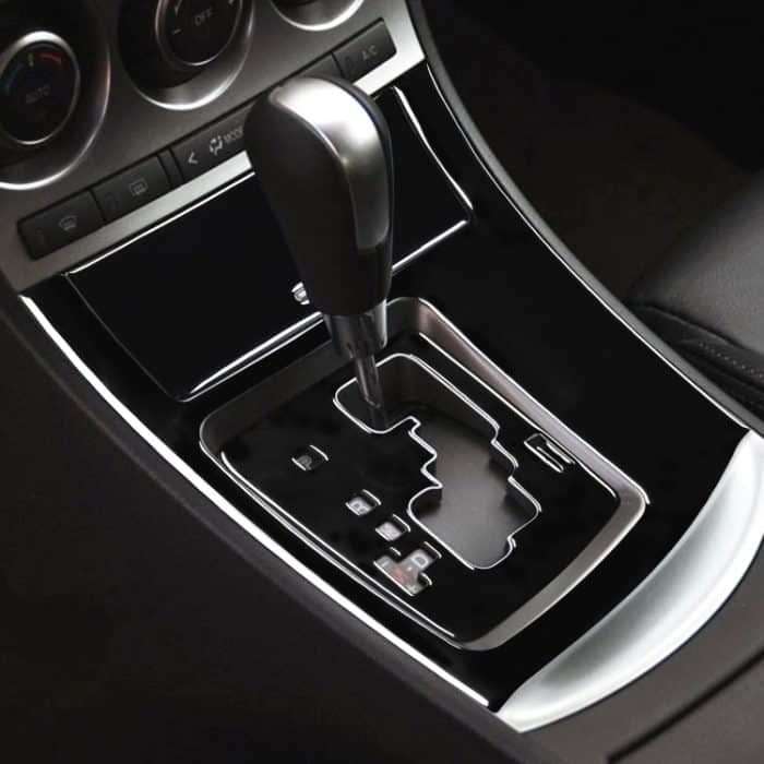 Für Mazda 3 Axela 2010–2013 4-in-1-Auto-Schalttafel-Set, ein dekorativer Aufkleber, Linksantrieb – Bild 5