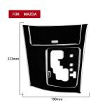 Für Mazda 3 Axela 2010-2013 4-in-1-Auto-Getriebeverkleidungsset Ein dekorativer Aufkleber, Rechtsantrieb – Bild 2