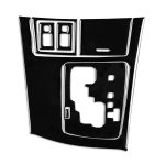 Für Mazda 3 Axela 2010-2013 7-in-1-Auto-Getriebeverkleidungsset B Dekorativer Aufkleber, Rechtsantrieb